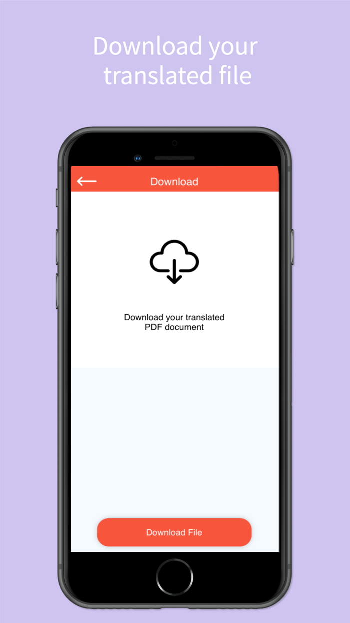 PDF File Translator App