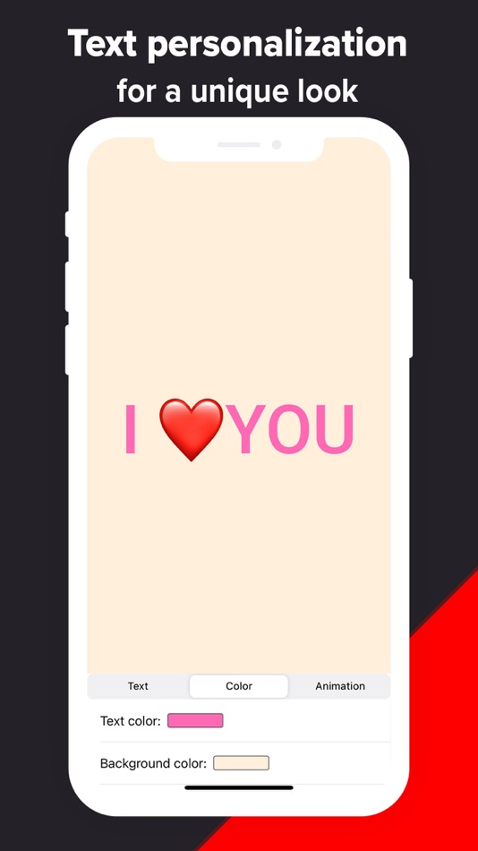 #5. Live text - Text flasher (iOS) Podle: Stanimir Petrov