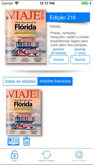 Captura de pantalla de Viaje Mais Revista en iPhone 5