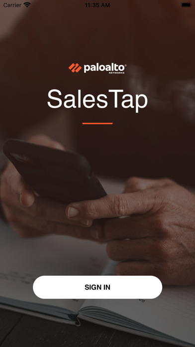 SalesTap - Palo Alto Networks Screenshot