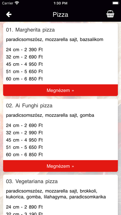 Pizza Pizza Veszprém Screenshot