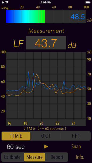 Low Frequency Detector Screenshot