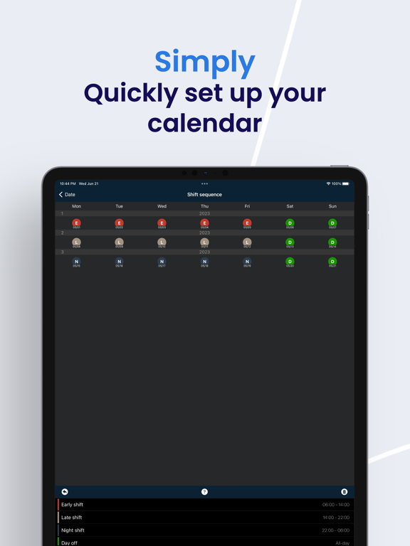 Screenshot #5 pour Schichter - Shift calendar
