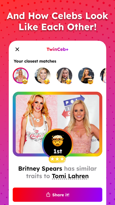 TwinCeb - Celebrity Look Alike Screenshot