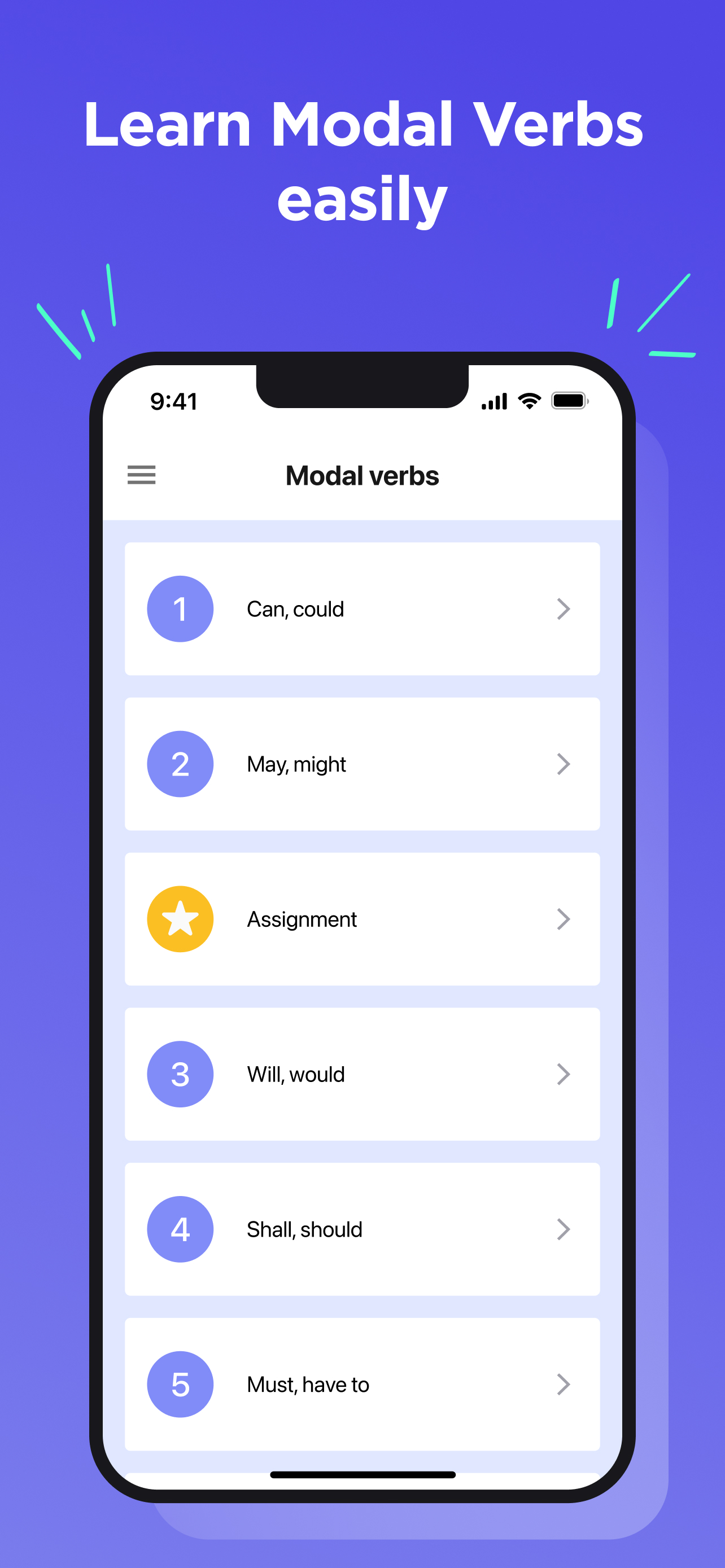 English Verbs: Grammar test