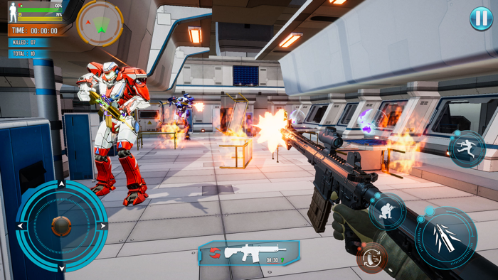 Metal Robots war shooting game