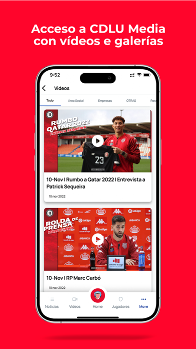 CD Lugo - Official App Screenshot