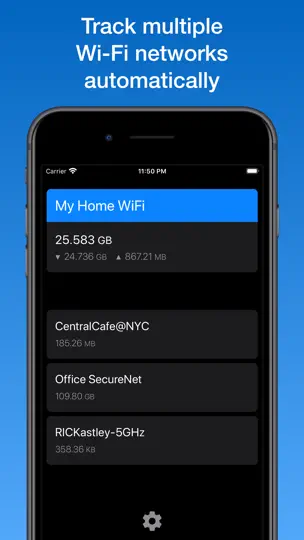 Screenshot von WifiMan From DataMan auf dem iPhone 3