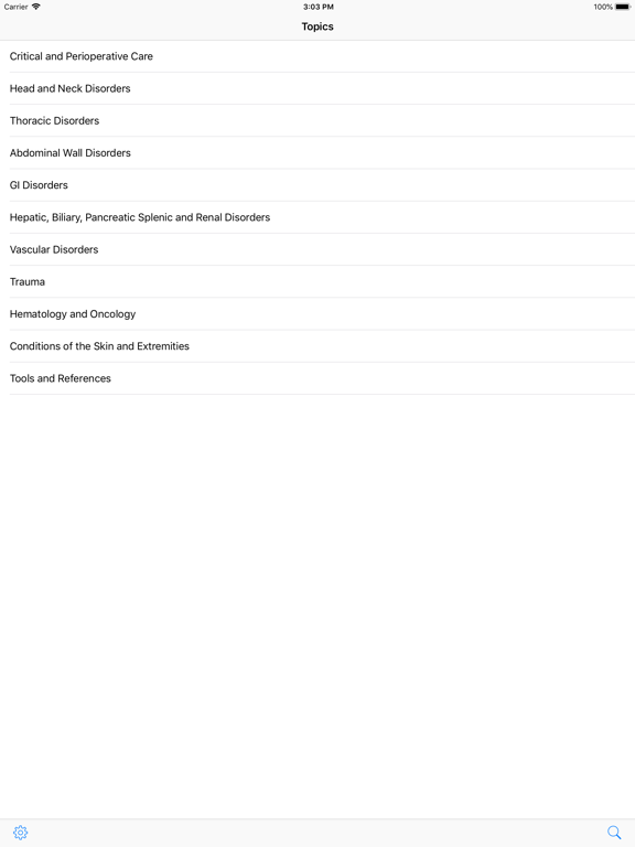 CHW Pediatric General Surgery iPad screenshot 2 - Medical app