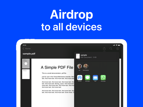Files share for air drop