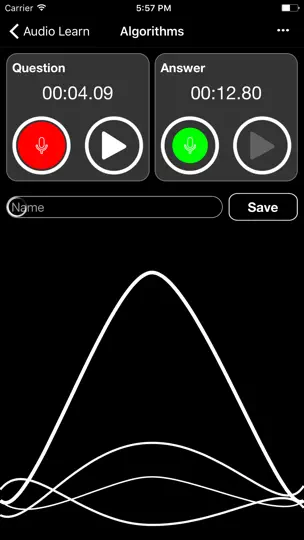 Screenshot von Aumody - Audio Memo Study auf dem iPhone 4