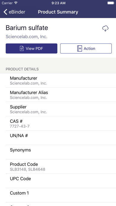 Screenshot #3 pour SDS / Chemical Management