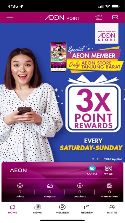 Customer AEON Point