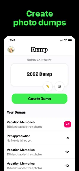 Game screenshot Dump - Share Photo Albums apk