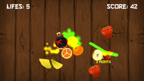 Slice Fruits (Watch & Phone) screenshot