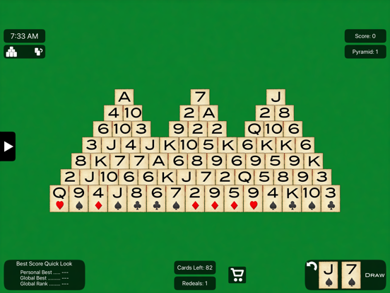 Screenshot #6 pour Pyramid Solitaire Lite