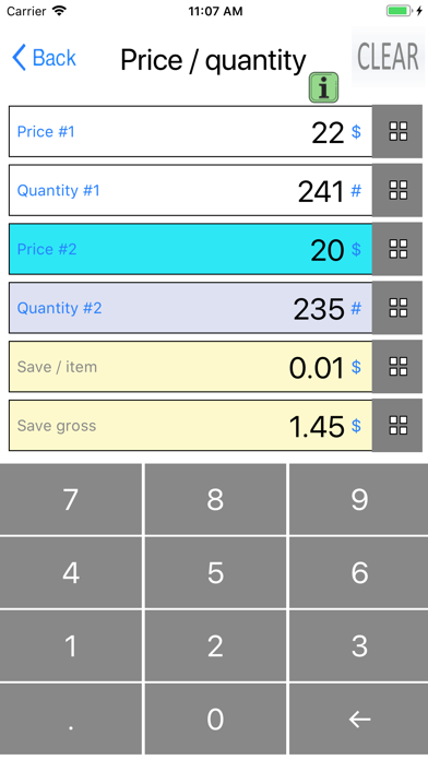 Percent, Percentage Calculator Screenshot