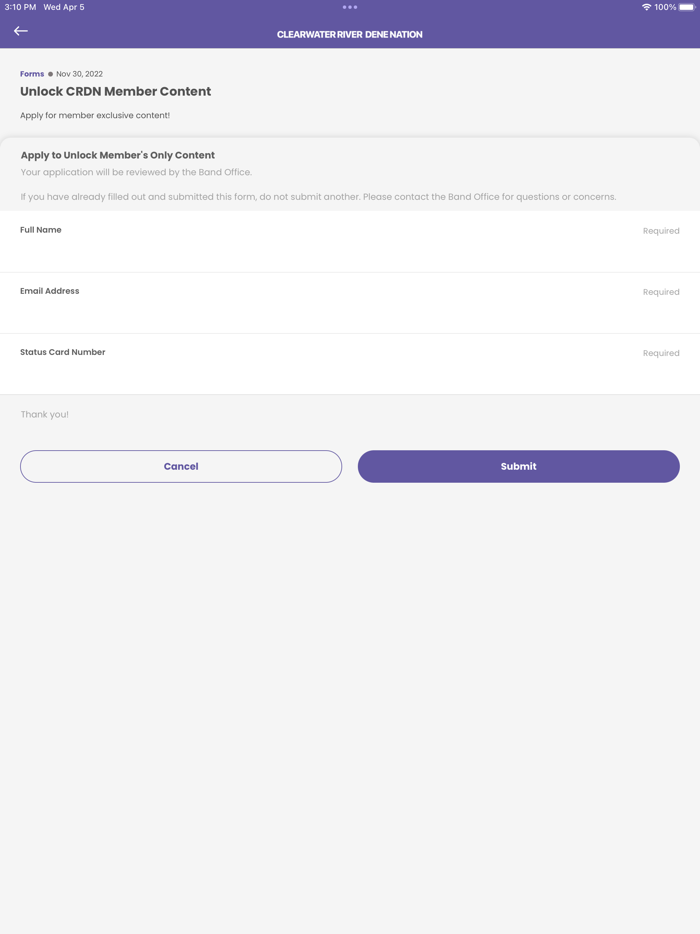 Clearwater River Dene Nation