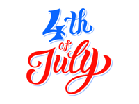 4th of July Animated Stickers
