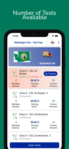 Game screenshot Washington CDL Permit Practice hack