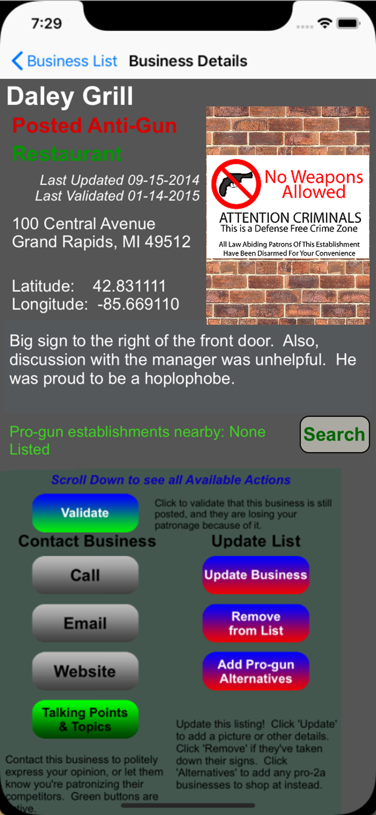 Posted! - List Pro & Anti-Gun