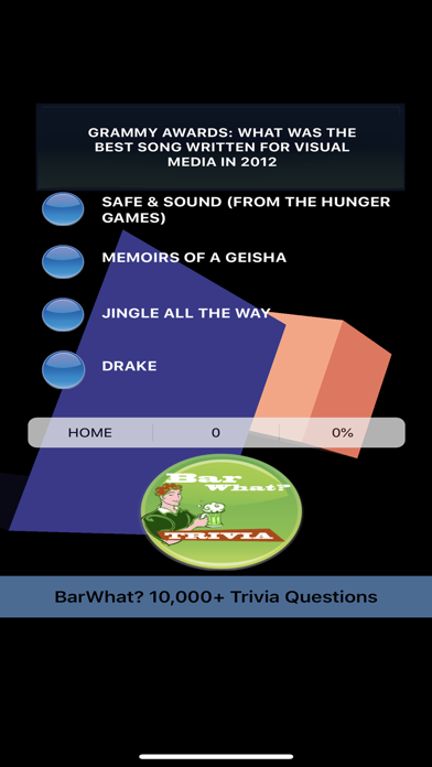 BarWhat? 10000+ Trivia Game Screenshot