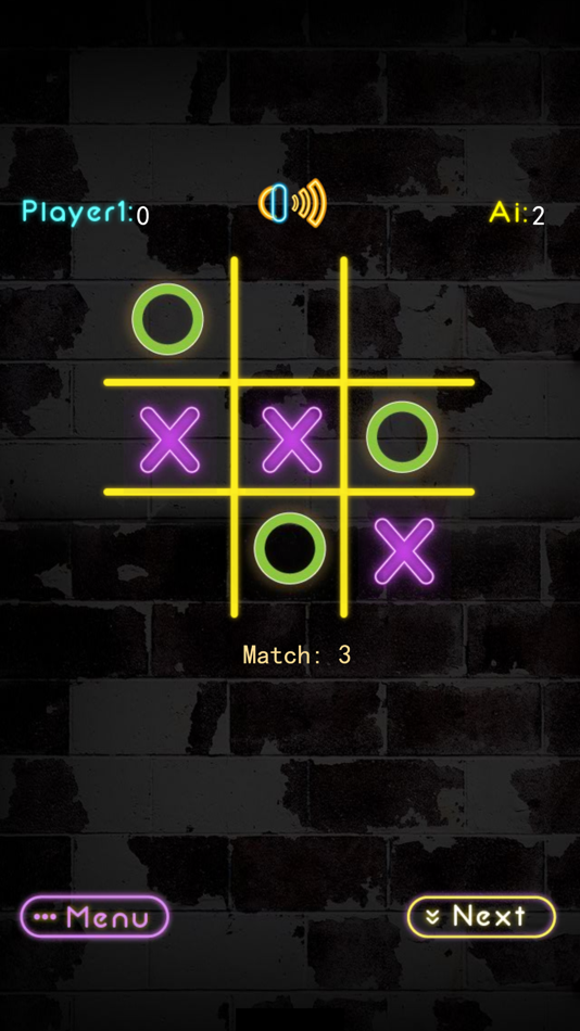#5. Tic Tac Toe Neon Game (iOS) Podle: 志荣 胡