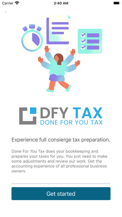Done For You Tax Screenshot