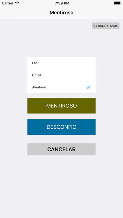 iMentiroso Screenshot