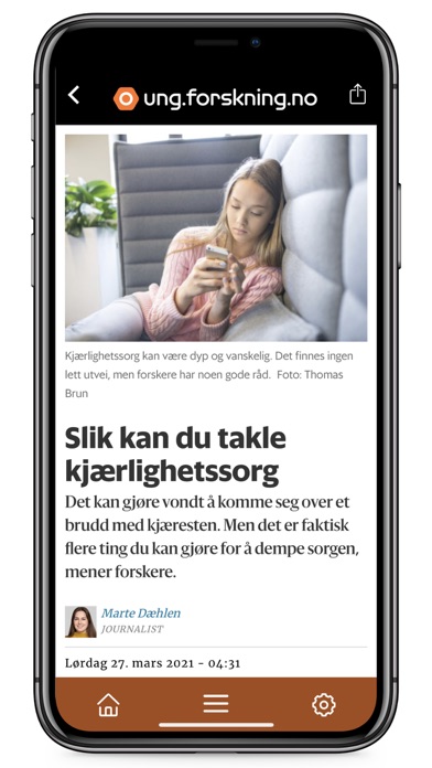ung.forskning.no Screenshot