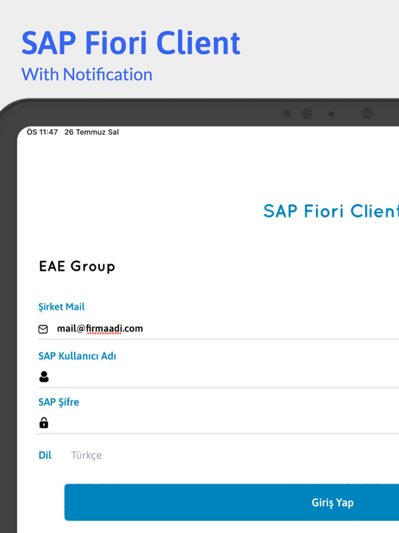 Connect for SAP iPad screenshot 3 - Business app