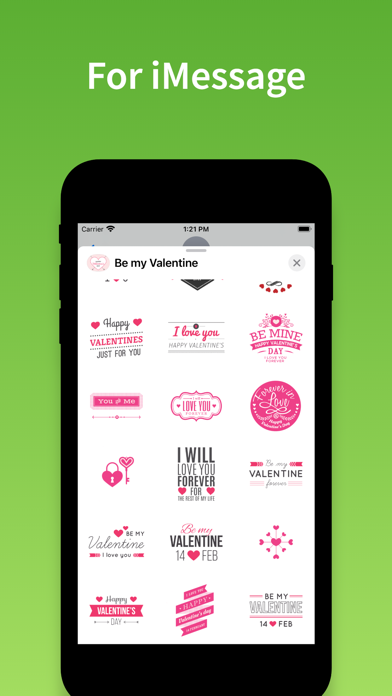 Screenshot #3 pour Valentines Day stickers emoji