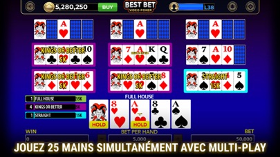 Screenshot #1 pour Best Bet Video Poker