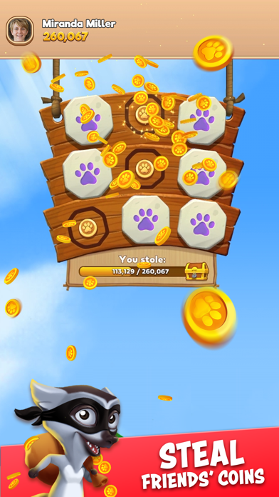 Animals & Coins Adventure Game Screenshot
