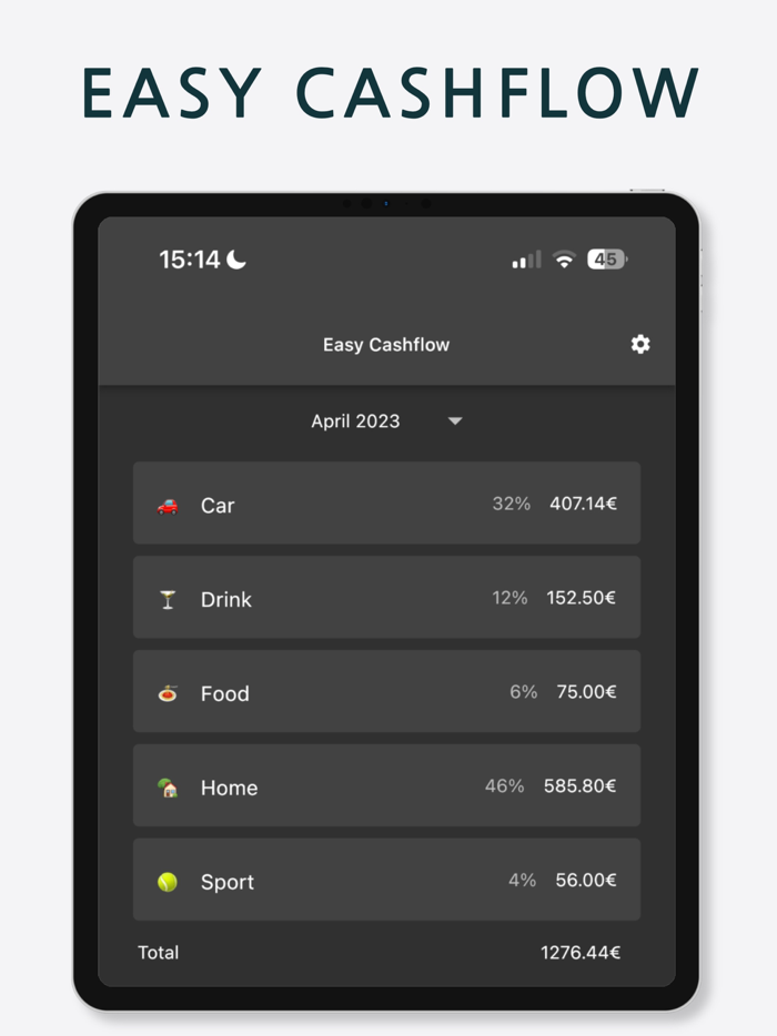 Easy Cashflow - Your outgoings