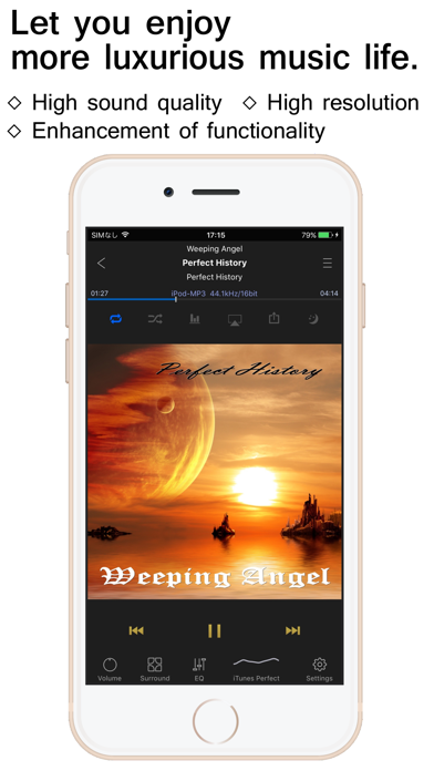 Screenshot #1 pour KaiserTone Audio Player +HiRes