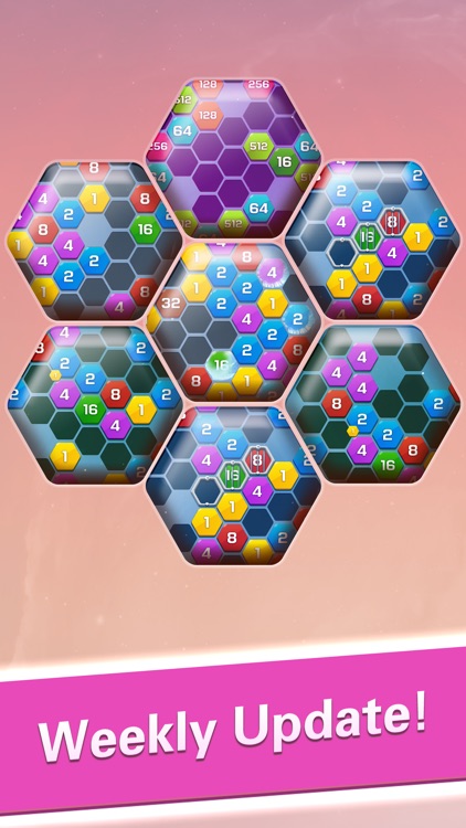 2048 Hexa Puzzle - Merge Block screenshot-4