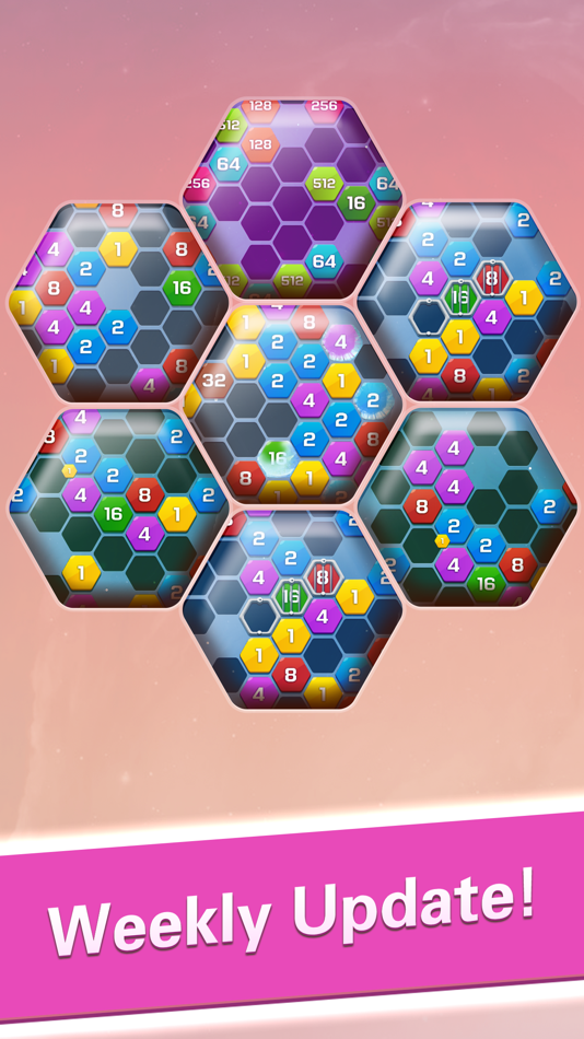 #5. 2048 Hexa Puzzle - Merge Block (iOS) 게시자: 元忠 林