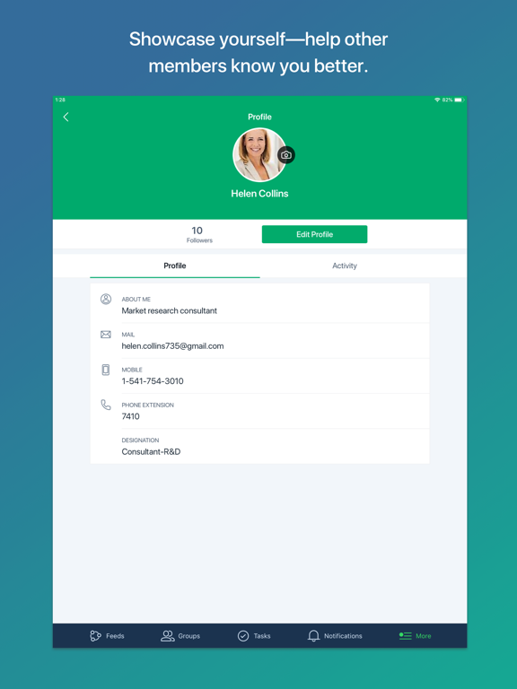 Connect Portal iPad screenshot