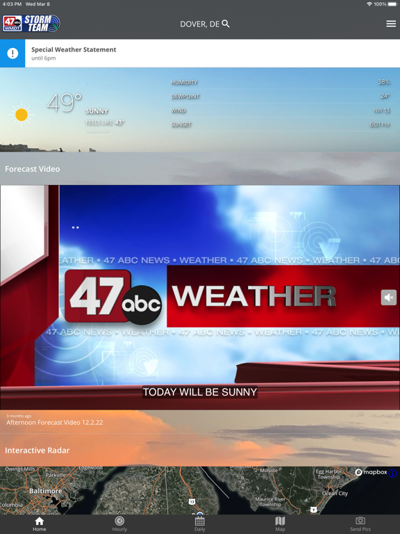 Screenshot #4 pour 47abc Weather