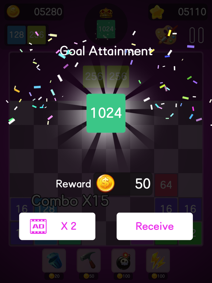 Number Merge-merge to infinity