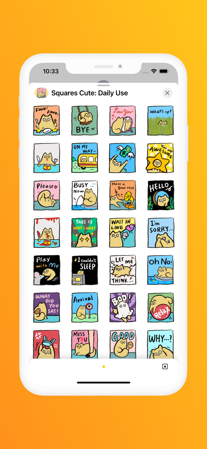 Squares Cute Daily Use