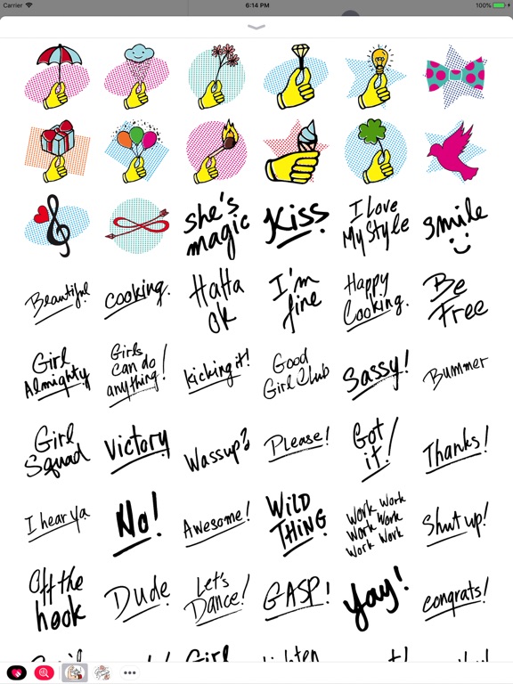 Screenshot #3 for Girls Rule Messages