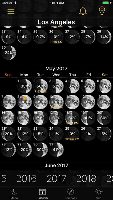 Moon Phases and Lunar... screenshot1