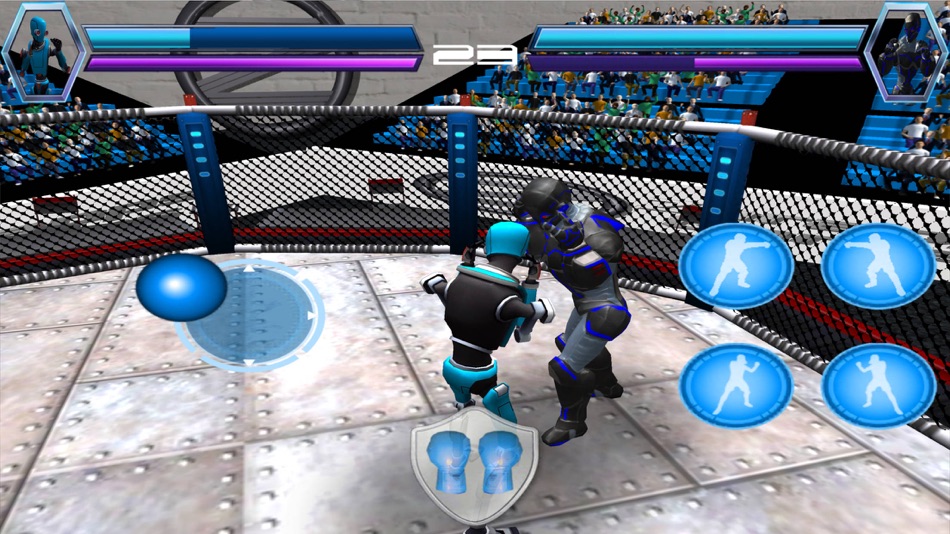 #1. Robot Virtual Boxing 3D (iOS) 来自: JAVIER MELUS CARRUEZ