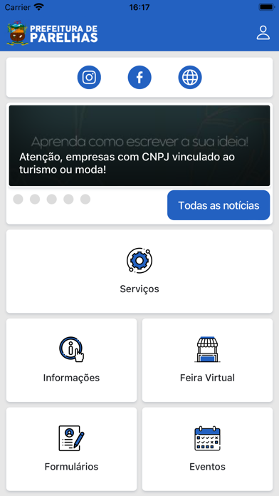 Parelhas Digital Screenshot