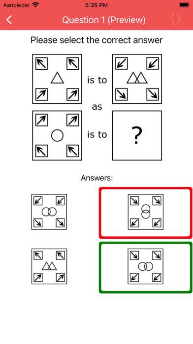 Abstract Reasoning Test Prep Screenshot