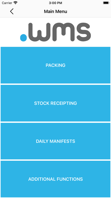 Screenshot 1 of .wms Client App