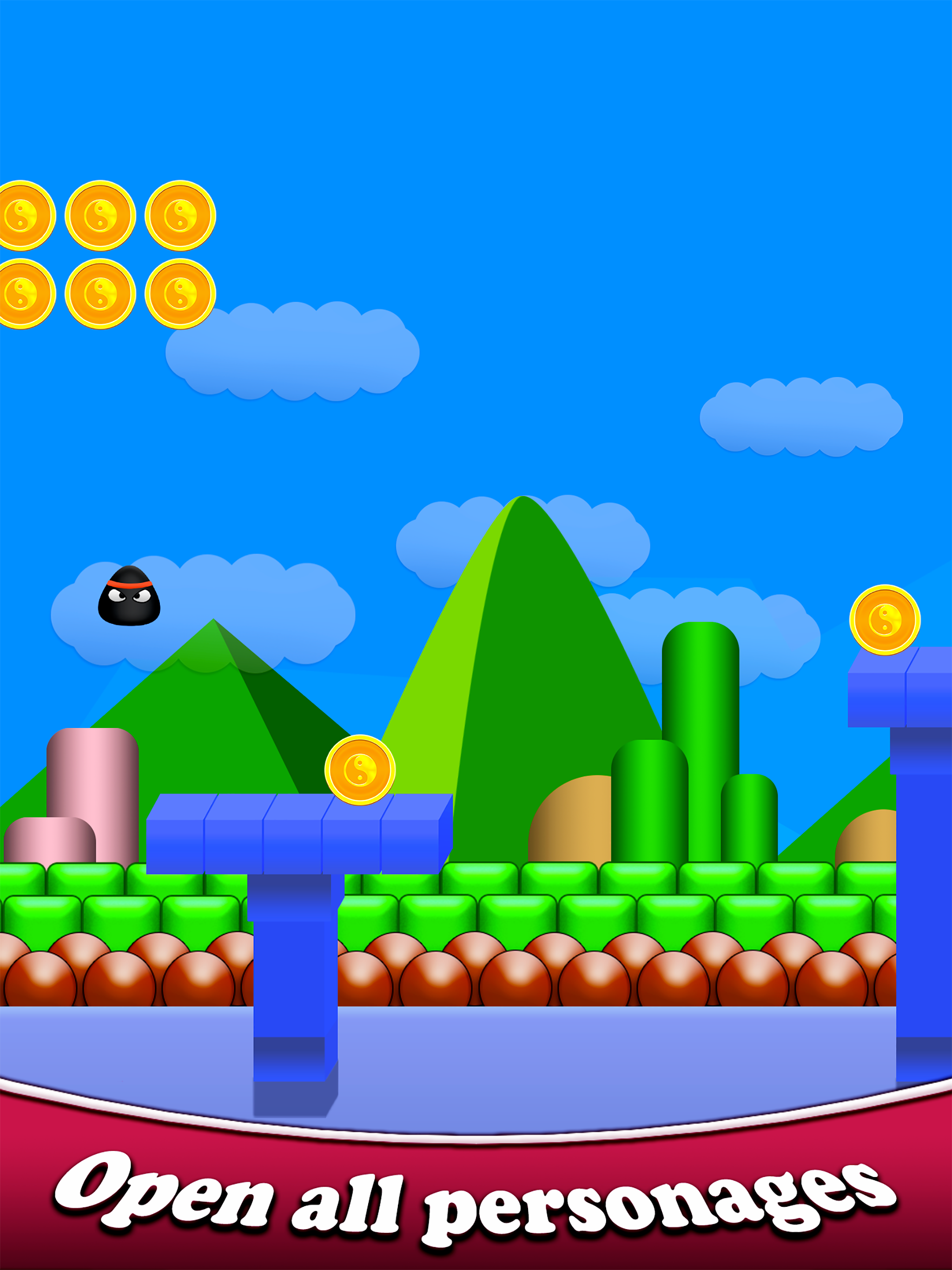 Fun Ninja Games run & jump screenshot 9