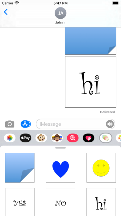 reveal message stickers Screenshot